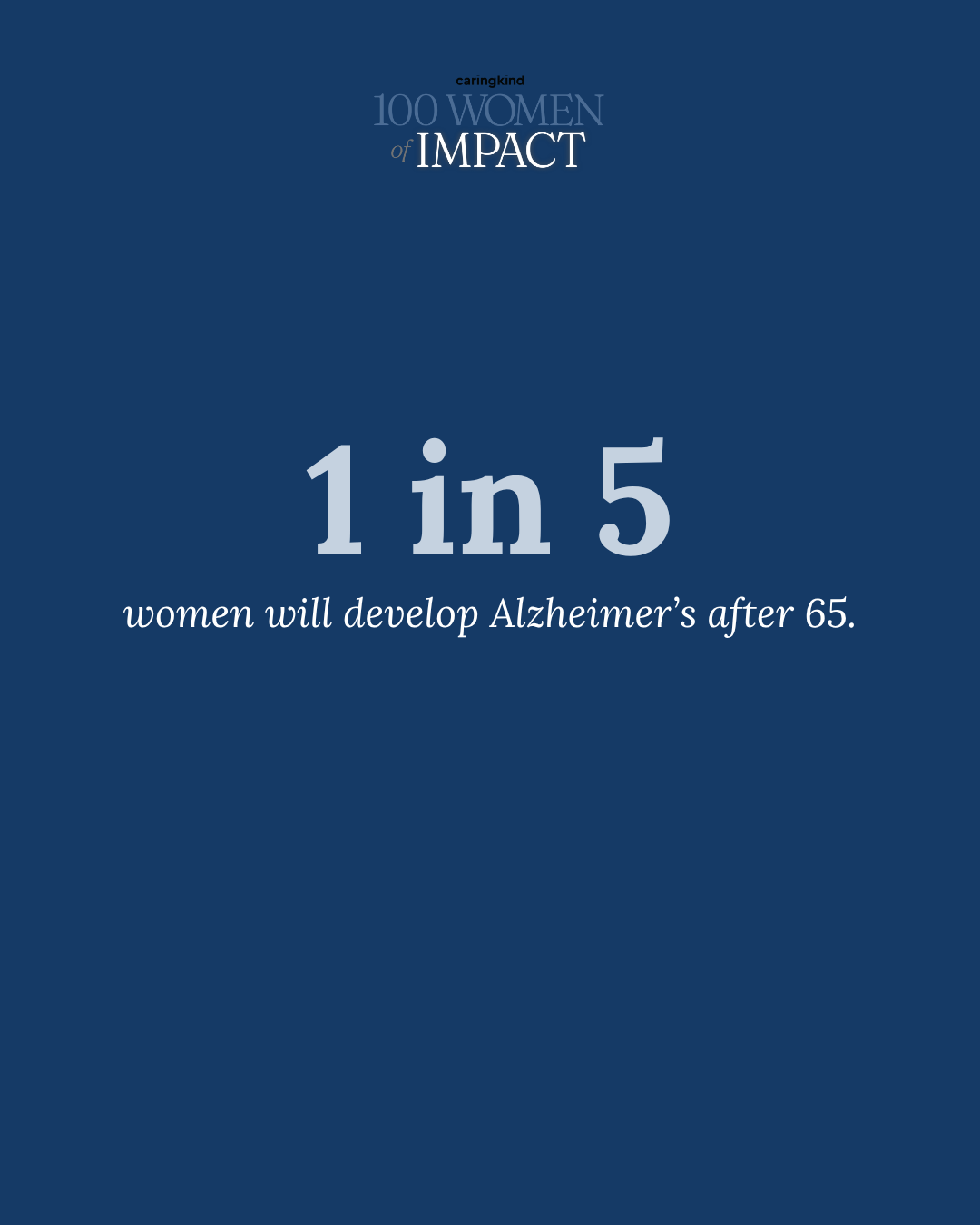 100 Women of Impact statement graphic 2