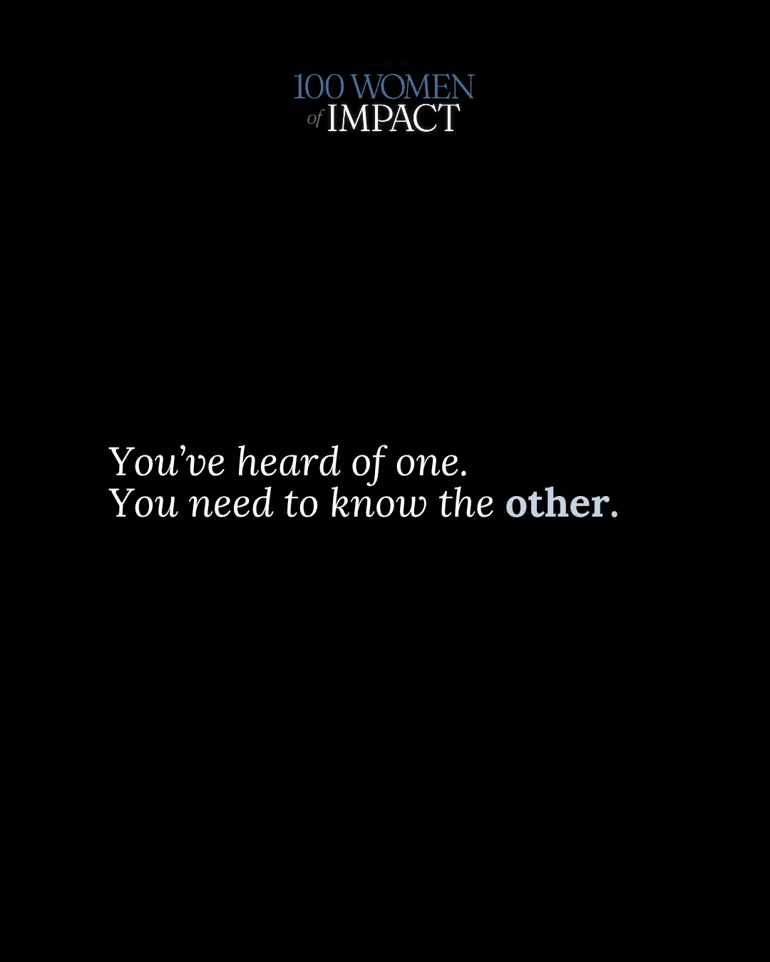 100 Women of Impact statement graphic 3