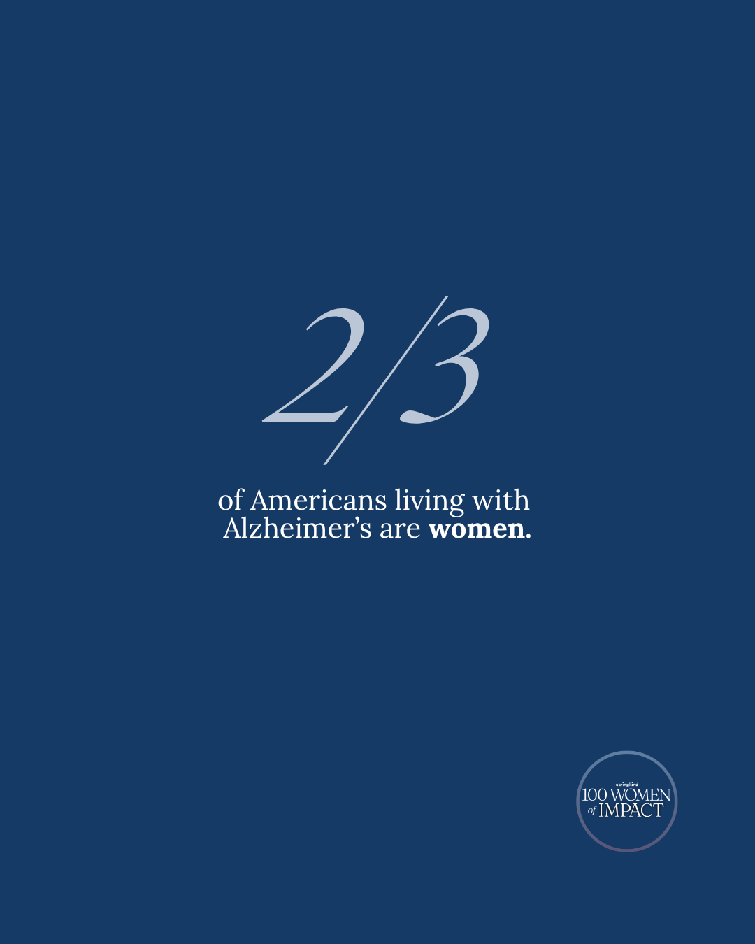 100 Women of Impact statement graphic 8